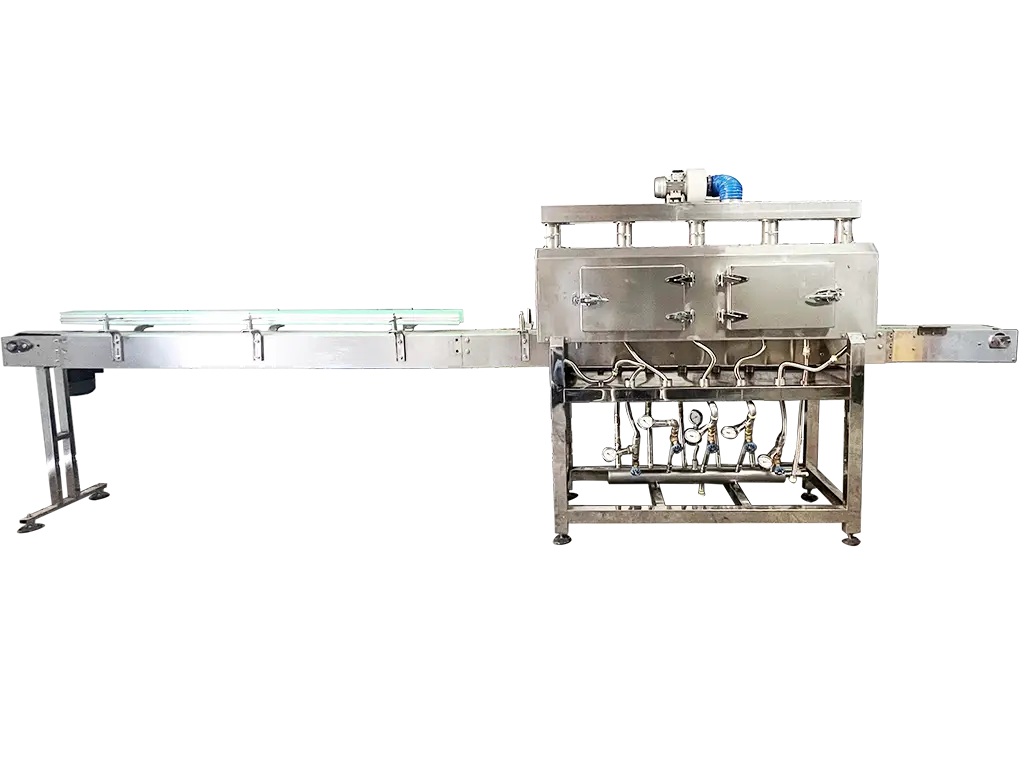 Shrink and Steam Tunnel for packaging processes